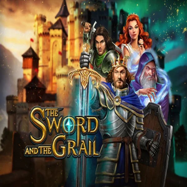 Official Slots logo: The Sword and the Grail by Play'n GO at Casino sites